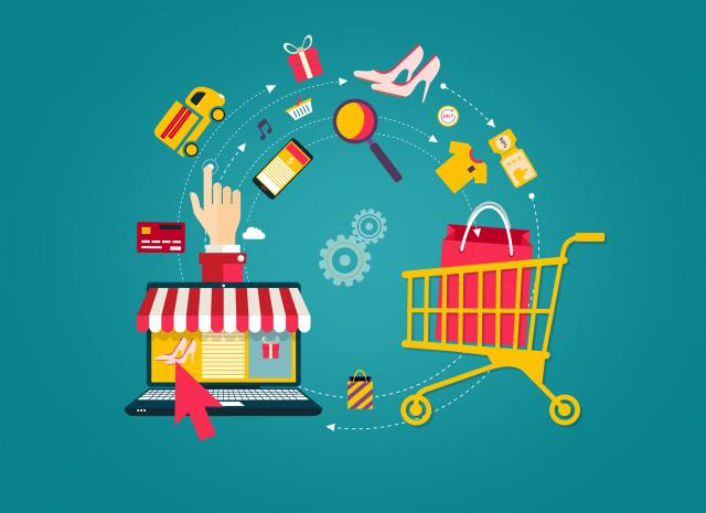 E-commerce shopping cart