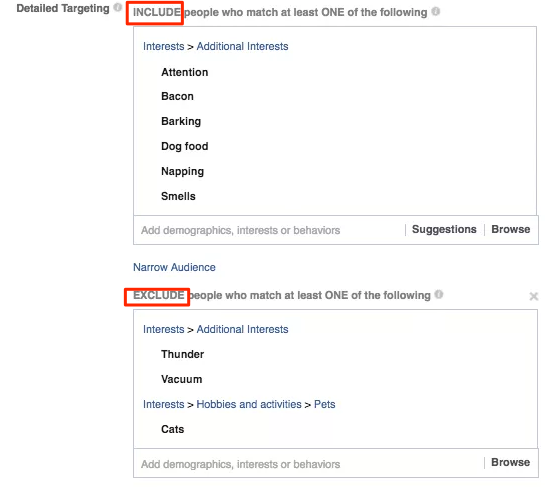 facebook detailed targeting