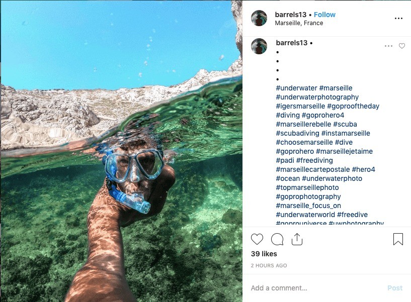 social media conversion - GoPro Instagram