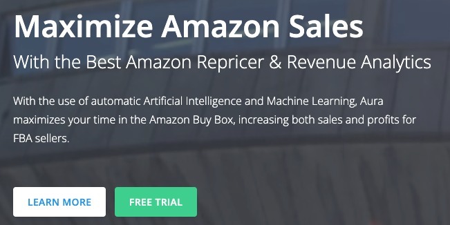 Image showing GoAura's Free Trial Landing Page